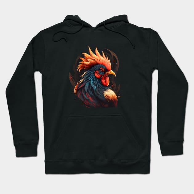 rooster Hoodie by Nature